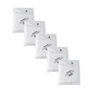 5pc Numatic Microflo Vacuum Bags Nvm4bm Cleaner Parts/accessories White