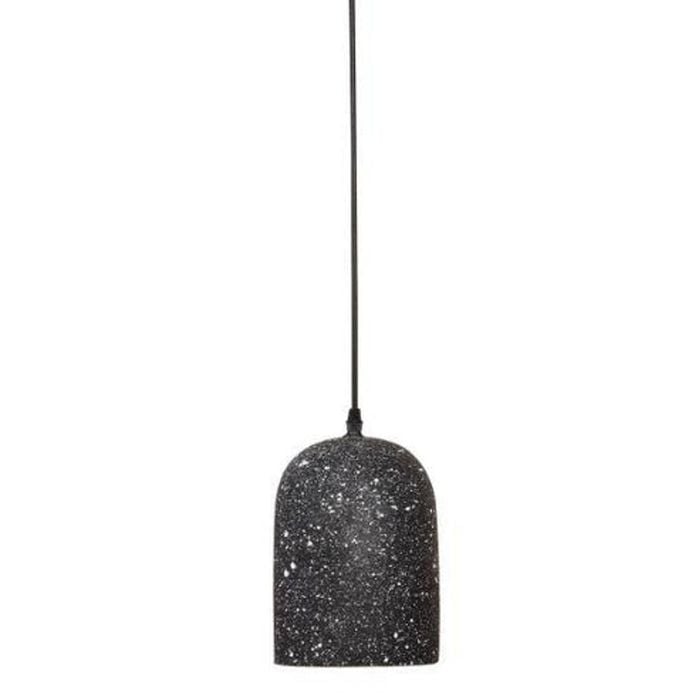 Black Terrazzo Style 20CM Concrete Pendant