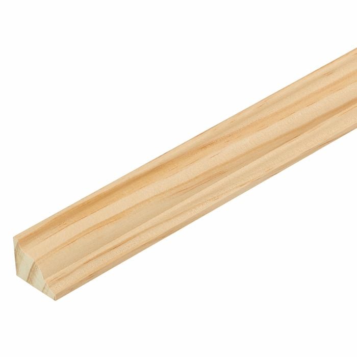 Pinetrim 23 x 18mm 2.4m Untreated Clear Pine Mould Insert