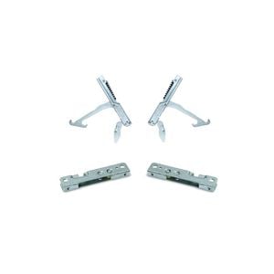 X2 Oven Door Hinges With Supports 931331044kit. Suits Smeg