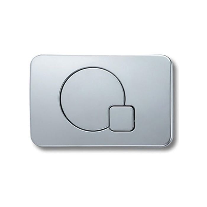 Azzurra Chrome Zero Dual Flush Button To Suit OK-011B In Wall Cistern