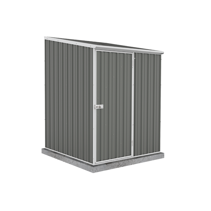 Absco Sheds 1.52 x 1.52 x 2.08m Woodland Grey Space Saver Single Door Garden Shed
