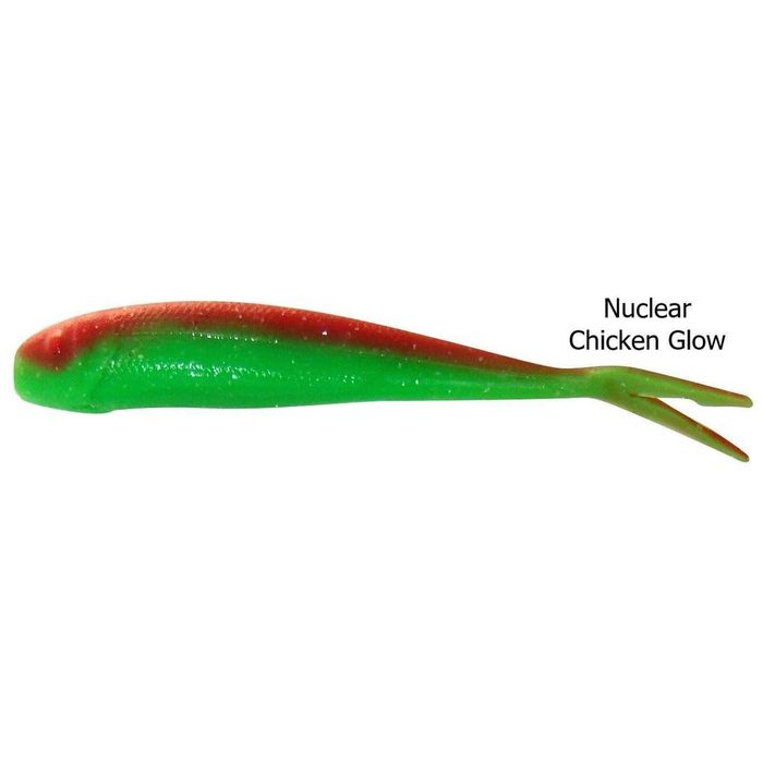 Berkley Gulp Minnow 3" Soft Plastic Fishing Lure Nuclear Chicken