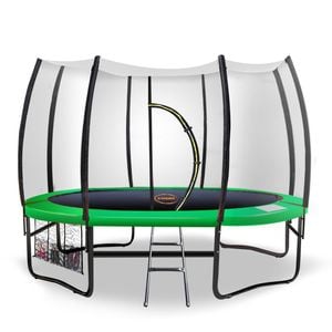 Kahuna Twister 10ft Springless Trampoline - Green