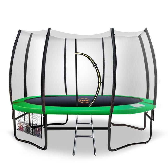 Kahuna Twister 10ft Springless Trampoline - Green