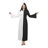 More Than Party Adult Devil Costume Black And White Full-Length Robe One Size