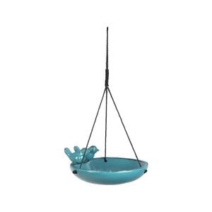 Northcote Pottery 31 x 12cm Teal Seville Bird Feeder
