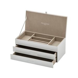 One Six Eight London Gabriella White Large Jewellery Box