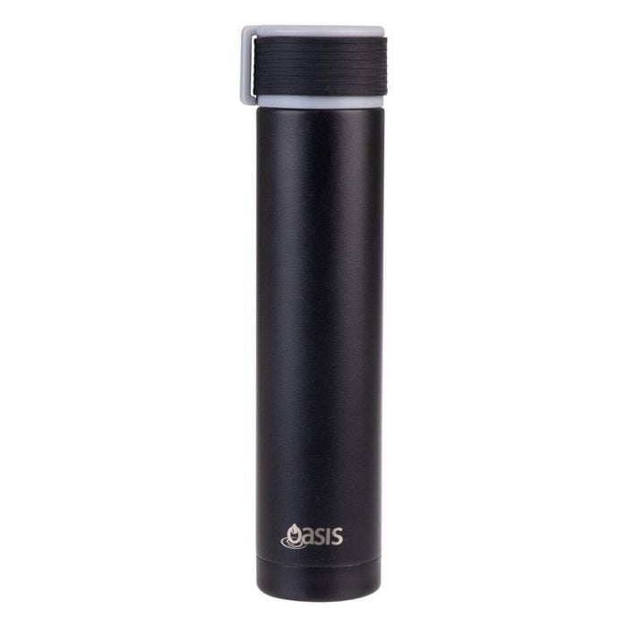 Oasis Skinny Mini Stainless Steel Double Wall Insulated Drink Bottle with Powdercoat 250ml