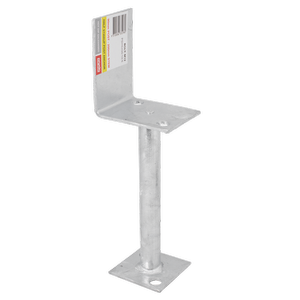 Pryda 200mm M12 Half Stirrup Post Anchor