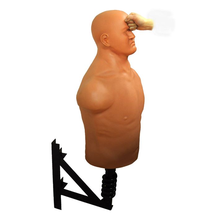 Wall Mounted Human Body Opponent Boxing Punching Bag - (BOB) Punching Skin Dummy