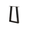 Rapid 300 x 450 x 50mm Black Steel Tube Antigua Bench Leg