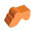 Northcote Pottery 80mm Terracotta Italian Pot Feet