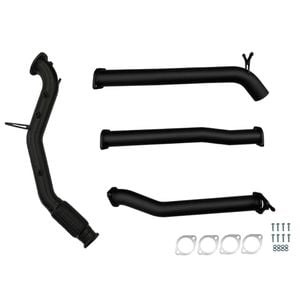 Ignite Exhausts Turbo Back For Ford Ranger Px2/px3 3.2l No Cat & Diff Dump Pipe Black Aluminised Steel