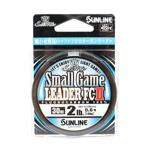 Sunline Small Game FC II 30m Fluorocarbon Light Fishing Leader 2lb