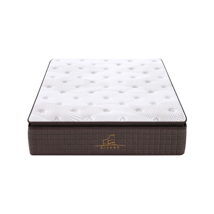 Luxe Dreams Double Size 7 Zones Pocket Spring Premium Medium Feel 34cm Mattress