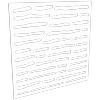 ProtectorAl 300-1200mm x 300-1200mm Satin White/Gloss White Slate Unframed Composite Deco Panel