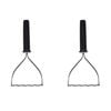 2PK KitchenAid S/Steel Potato Wire Masher Soft Touch - Black