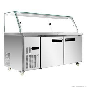 Thermaster Cold Salad & Noodle Bar 5x1/1 Gn Pans  - Salad Bar Fridges (pg180fa-xg)