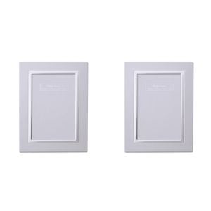 2PK Gibson Gifts Silver Trim Photo/Picture Frame 4x6" Rectangle