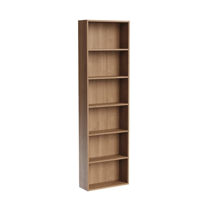 Kaboodle 600-699mm Cajun Oak Customisable Shallow Pantry Open Shelf
