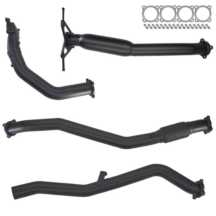 Ignite Exhausts Turbo Back For Nissan D22 Navara 2.5l 3" No Cat With Hotdog 409 Stainless Steel