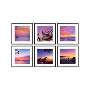 Cooper & Co. Instant Gallery Wall 6 Piece Frame Set Black