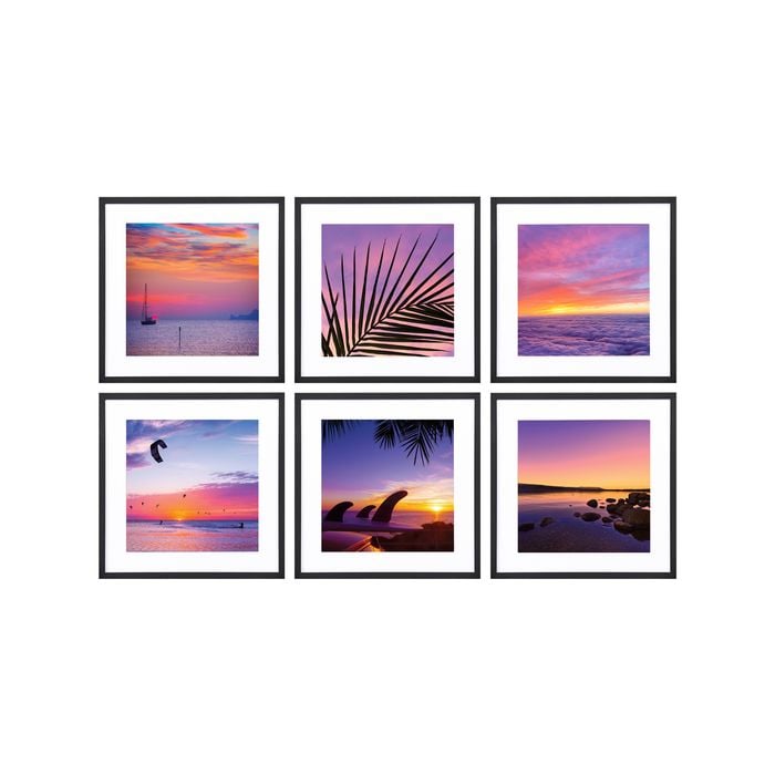 Cooper & Co. Instant Gallery Wall 6 Piece Frame Set Black