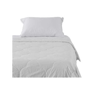 Canningvale Alessia Bamboo Single Bed Summer Quilt - White
