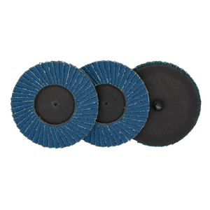 Josco 76mm 80 Grit Quick Change Zirconia Flap Discs - Pack of 3