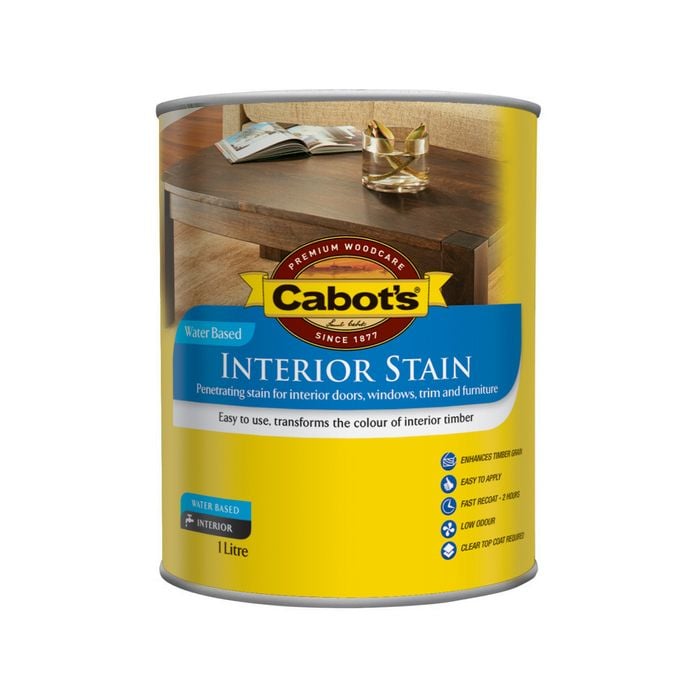 Cabot's 1L Cedar Water Based Interior Stain