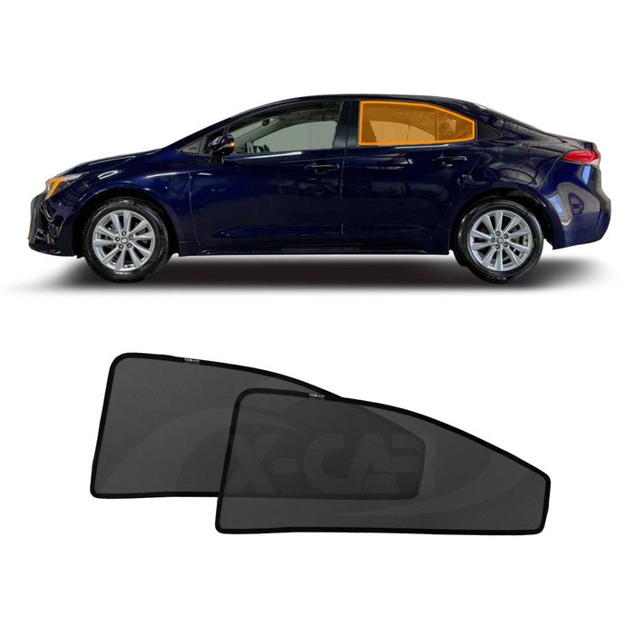 Rear Window Sun Shade For Toyota Corolla Sedan 2019-onwards Uv Protection Car Sunshade Blind Mesh