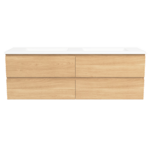 New England Joinery 1500mm Dignate Regal Top Wall Hung Vanity