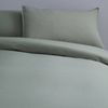 Canningvale Queen Cozi Cotton Quilt Cover w/ Pillowcase Set Mineral Green