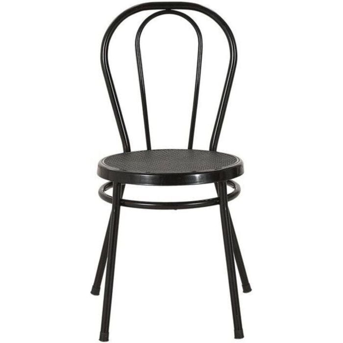 Norton Carbon Metal Dining Chair - Black