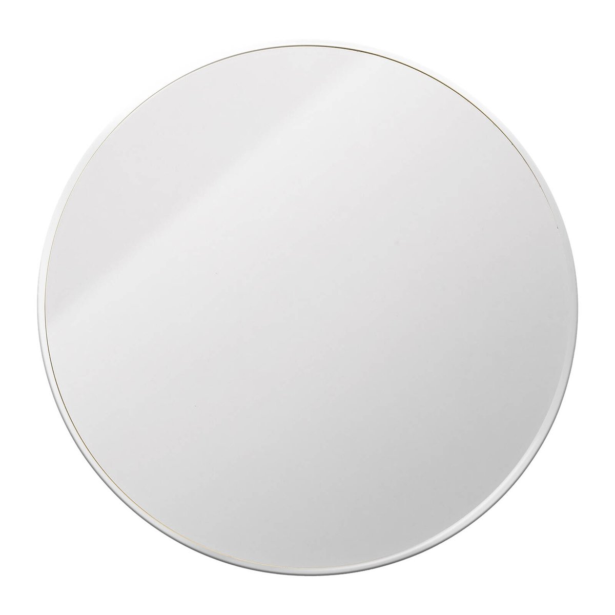 Barelli 1100 x 1100mm White Large Flynn Round Framed Mirror - Bunnings Australia
