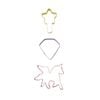 Soffritto Mini Chef Set Of 3 Cookie Cutters - Unicorn