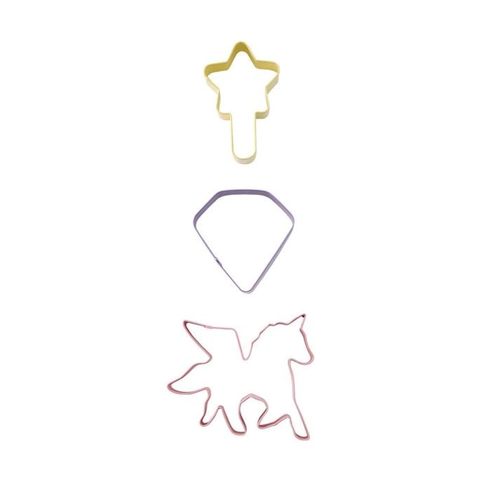 Soffritto Mini Chef Set Of 3 Cookie Cutters - Unicorn