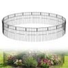 Advwin Garden Fence DIY Decorative Metal Panels Flower Bed Pet Barrier Border 33x44cm