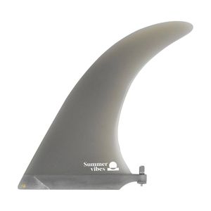 Summer vibes 10" Fibreglass Premium Single Fin - Natural Ash