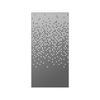 Walpix 1800 x 900 x 0.95mm Perforated Pre-Painted Metal Decorative Screen Flat Profile Snowflakes - Basalt - 0.95mm Basalt