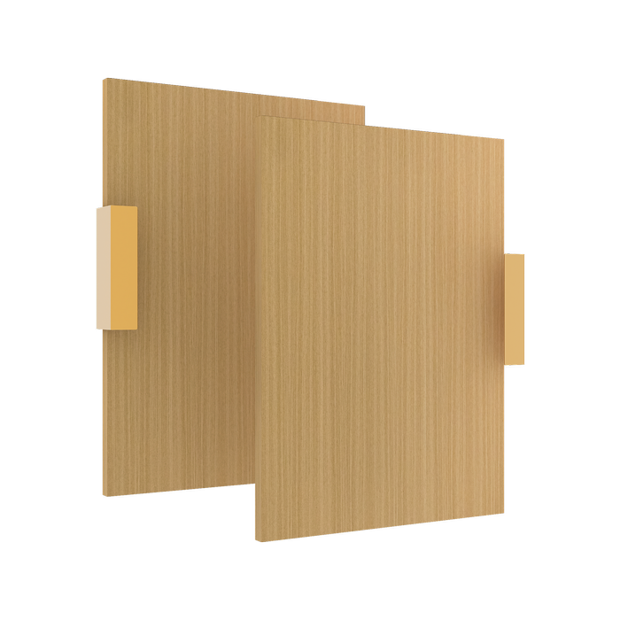 Lugna 512 x 750 x 16mm Sand Double Doors
