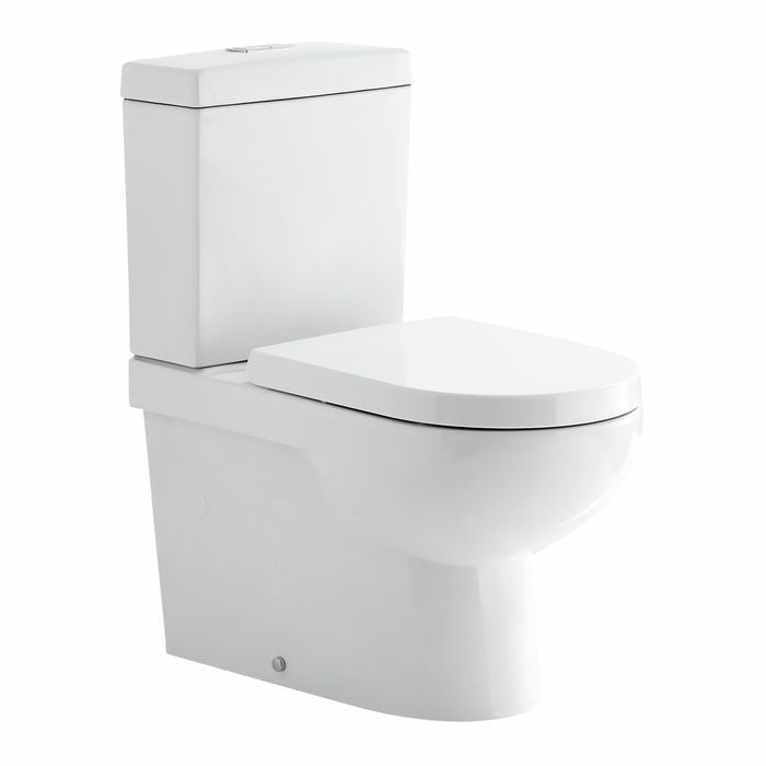 Mondella Rococo Rimless Back To Wall Toilet Suite WELS 4 Star 4.6L/Full