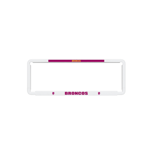 2x Official Nrl Brisbane Broncos Car Number Plate Frame Cover Surround New Logo