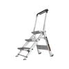 Little Giant 150kg Aluminium Safety Step 3 with Bar Single Side Stepladder