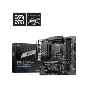 Msi Pro B760m-a Wifi Ddr4 Micro Atx Motherboard
