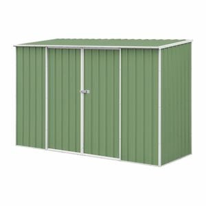 Pinnacle 2.99 x 1.51 x 2.08m Green Sliding Door Garden Shed