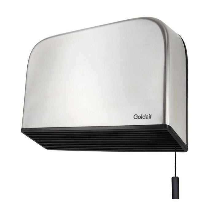 Goldair Stainless Steel Bathroom Fan Heater - Bunnings New Zealand