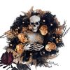 Lifebay Gothic Halloween Wreath Door Hanging Decoration