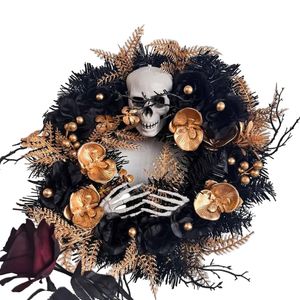 Lifebay Gothic Halloween Wreath Door Hanging Decoration